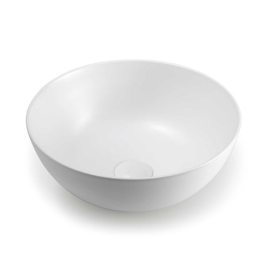 Seima Arko 360 Ceramic Above Counter Basin White Silk Matte