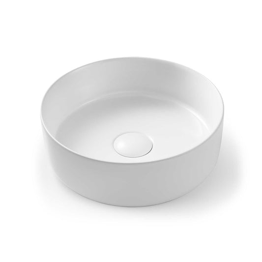 Seima Arko 310 Ceramic Above Counter Basin - Compact Size - White Silk Matte
