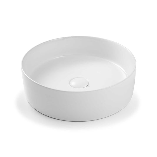 Seima Arko 027 Ceramic Above Counter Basin Round White Silk Matte
