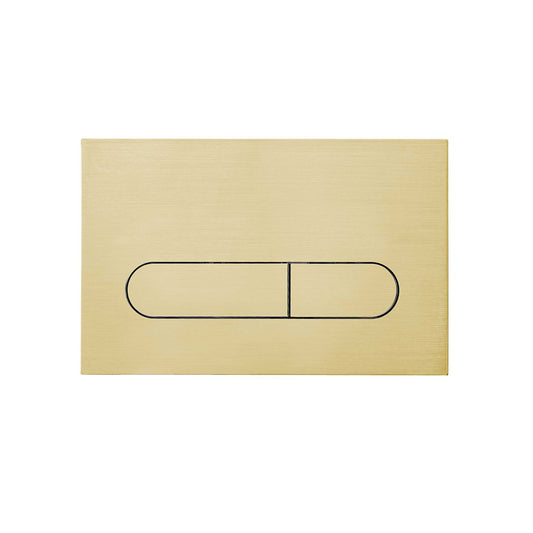 Seima Flush Plate 500 Series - Mechanical Actuation Brushed Gold