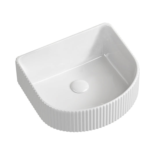 Seima Cleo 402 Ceramic Wall Basin White Gloss