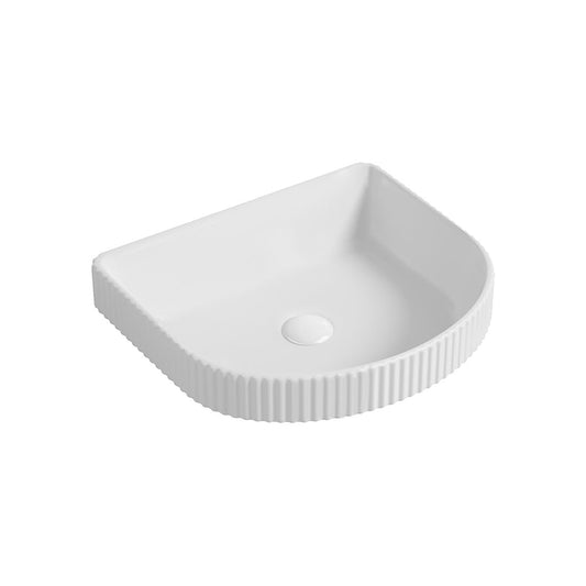 Seima Cleo 430 Ceramic Inset Basin White Gloss