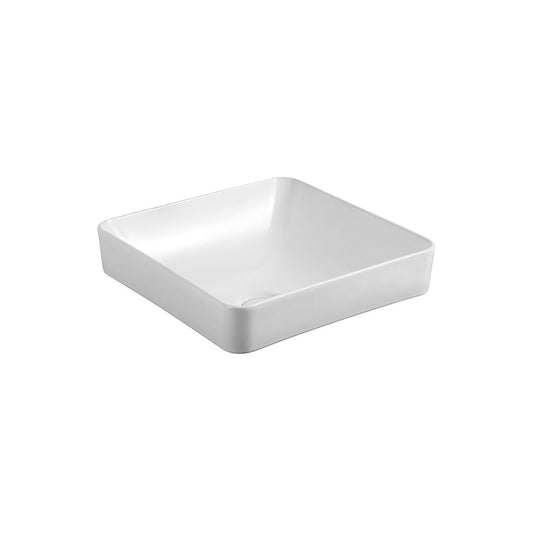 Seima Obello 375 Ceramic Inset Basin White Gloss