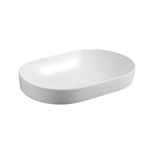 Seima Obello 550 Ceramic Inset Basin White Gloss