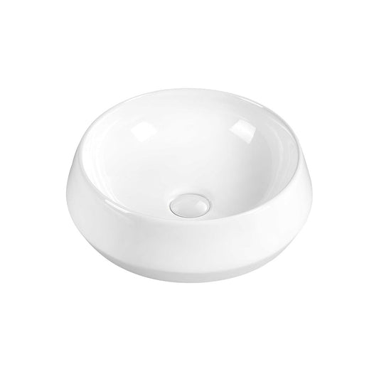 Seima Loni 375 Ceramic Above Counter Basin White Gloss