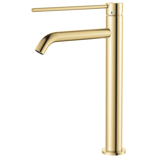 Fienza Kaya Care Tall Basin Mixer, Urban Brass