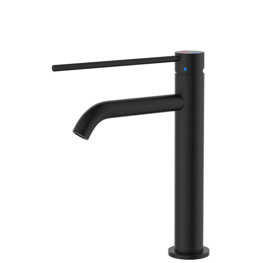 Fienza Kaya Care Medium Basin Mixer, Matte Black