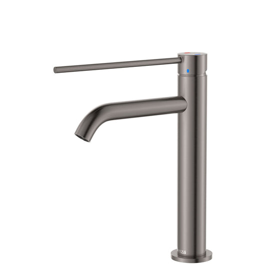 Fienza Kaya Care Medium Basin Mixer, Gun Metal