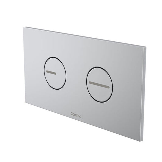 Caroma Invisi Series II Dual Flush Plate & Buttons (Plastic) | Round | Satin