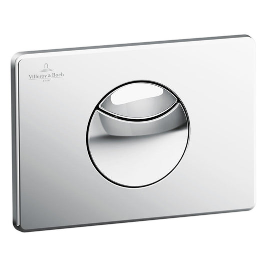 Villeroy And Boch Viconnect E100 Flush Plate | Chrome