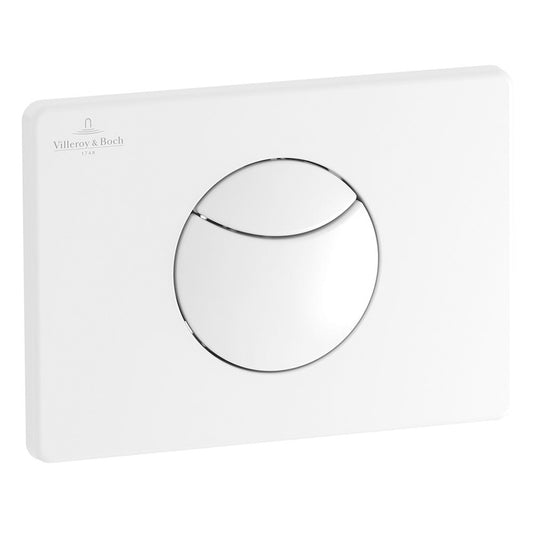 Villeroy And Boch Viconnect E100 Flush Plate | White