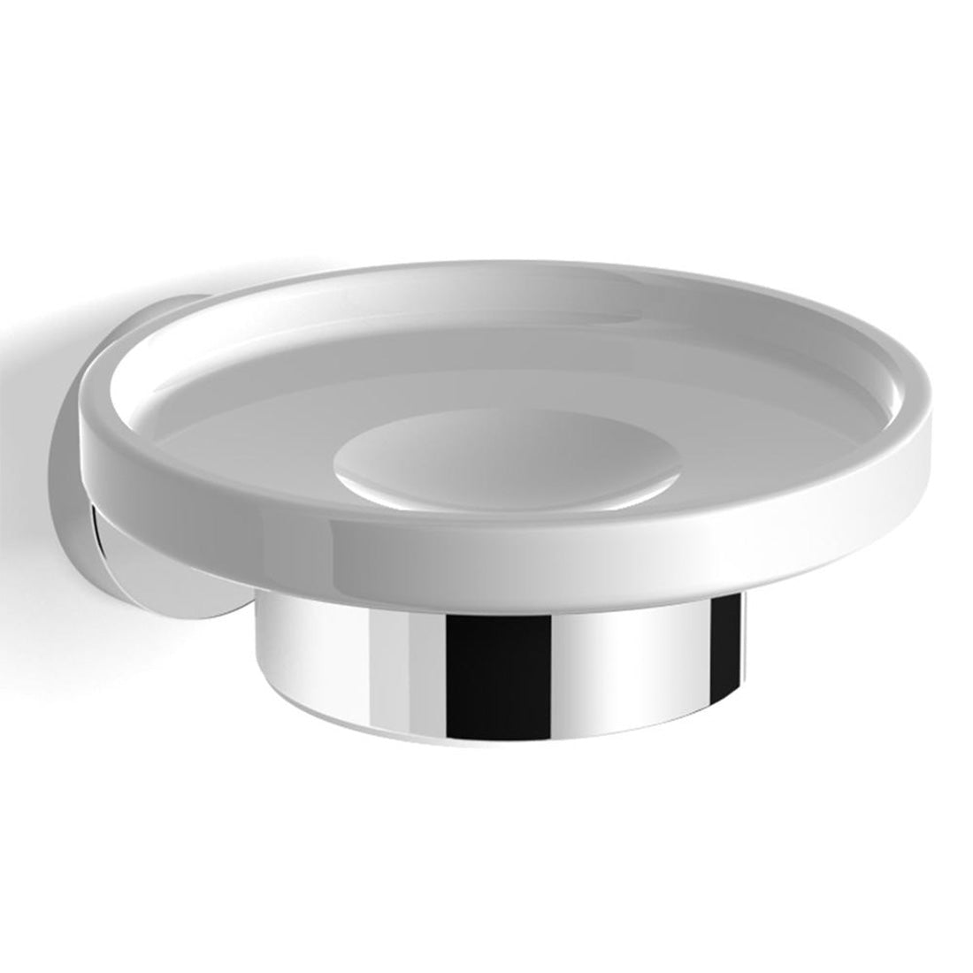 Argent Focus Soap Dish Ceramic Chrome – Cook & Bathe