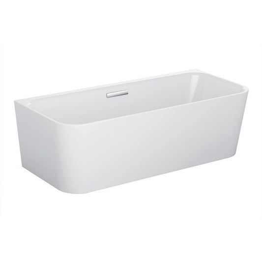 Bette BetteArt Back to Wall Silhouette Freestanding Bath | White Rectangular 1800mm