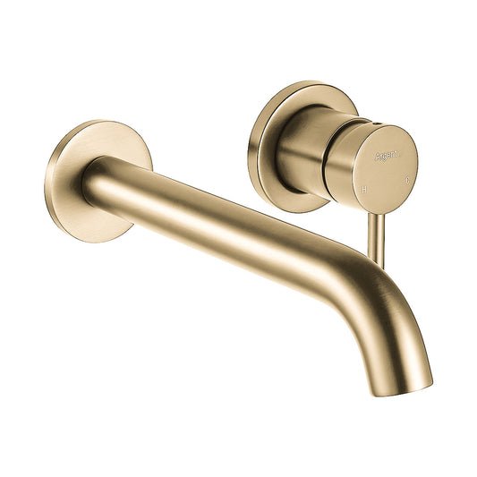 Argent Grace Wall Mounted Basin/Bath Mixer Trim Brushed Gold