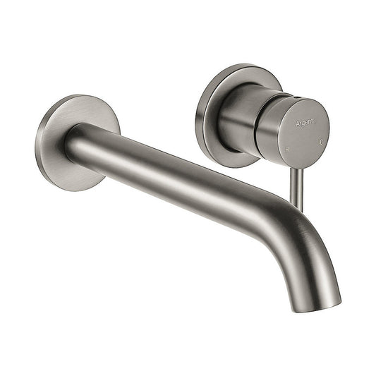 Argent Grace Wall Mounted Basin/Bath Mixer Trim Brushed Nickel