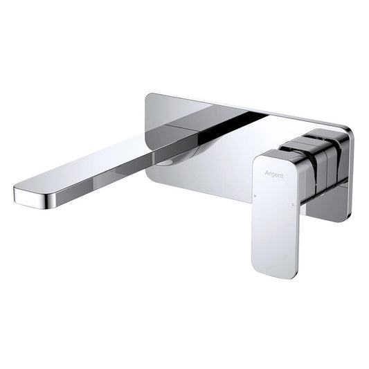 Argent Kubic Wall Mounted Basin/Bath Trim Chrome