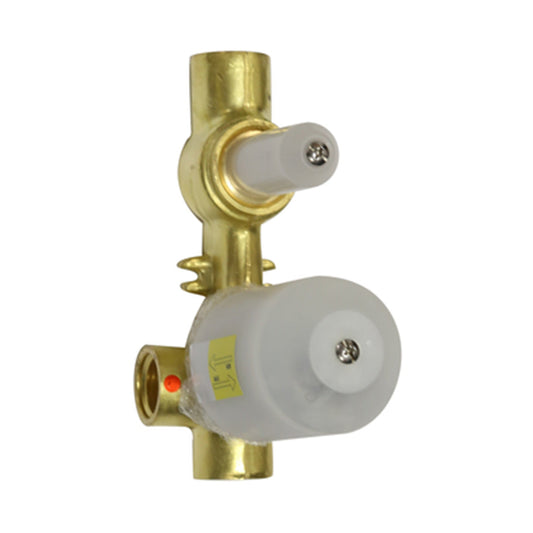 Argent Diverter Mixer Body Round Brushed Gold