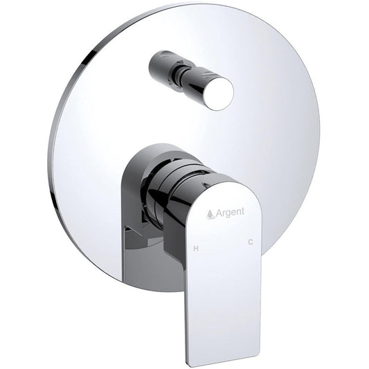 Argent Evoke Diverter Mixer Trim Round Chrome