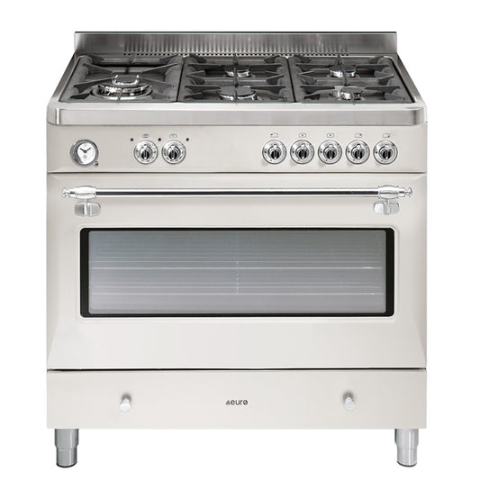 Euro Appliances Dual Fuel Royal Chiantishire Freestanding Oven | Old White | 90cm