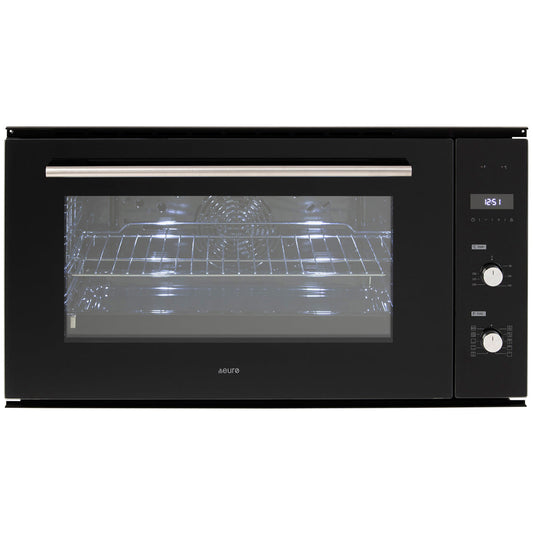 Euro Appliances Electric Multifunction Oven | Black Glass | 90cm