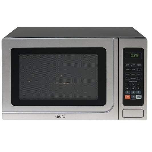 Euro Appliances Microwave Oven | Stainless Steel Front Panel | 34L