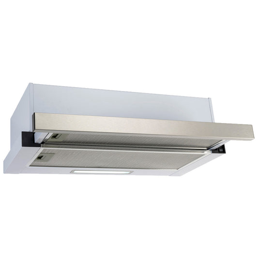 Euro Appliances Slide Out Rangehood 60cm Stainless Steel