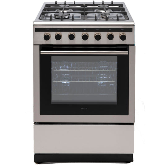 Euro Appliances Dual Fuel Freestanding Oven | Stainless Steel | 60cm