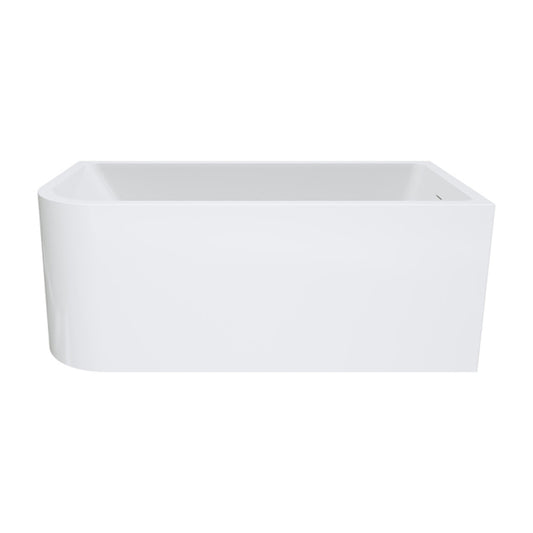 Fienza Hustle Left-Hand Multi-Fit Acrylic Bath with Overflow, 1700mm