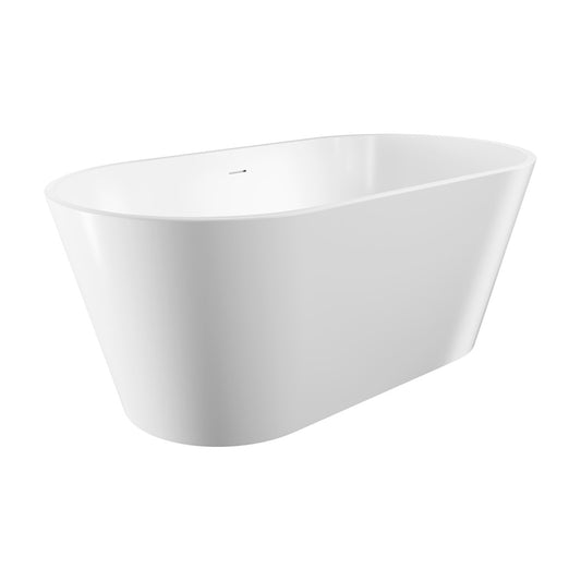 Fienza Austin Freestanding Acrylic Bath with Overflow, 1500mm