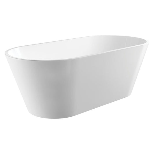 Fienza Austin Freestanding Acrylic Bath with Overflow, 1700mm