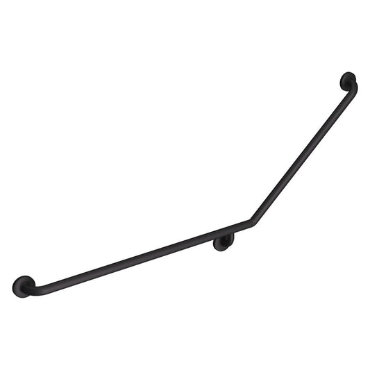 Fienza 40° Accessible Left-Hand Grab Rail, Matte Black