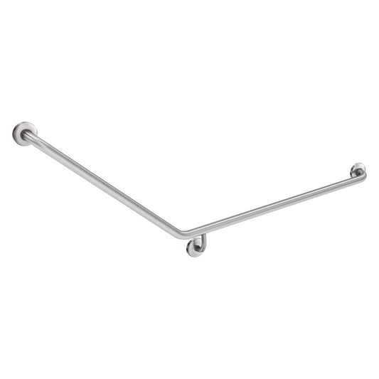 Fienza 40° Accessible Right-Hand Grab Rail, Stainless Steel