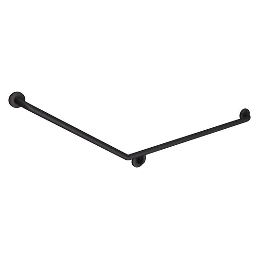 Fienza 40° Accessible Right-Hand Grab Rail, Matte Black