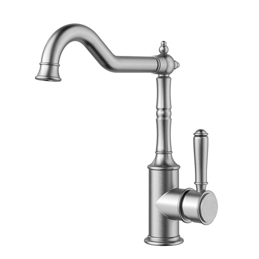 Ikon Clasico Sink Mixer Brushed Nickel