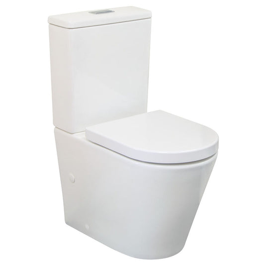 Fienza Isabella Back-to-Wall Toilet Suite, S-Trap 160-230