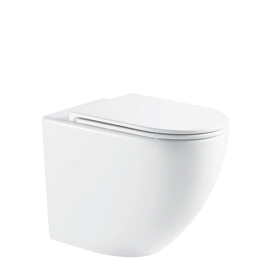 Fienza Alix Ambulant Wall-Faced Toilet Suite, Slim Seat, S-Trap