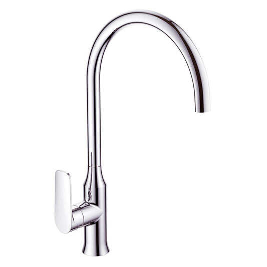 Argent Pace Gooseneck Kitchen Mixer Chrome