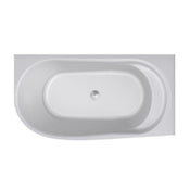 Decina Natalia 1500 Right Back-To-Corner Freestanding Bath