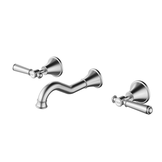 Ikon Clasico Bath Set Brushed Nickel