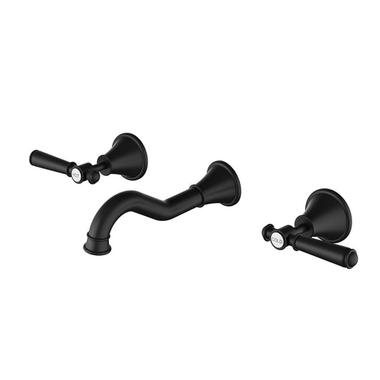 Ikon Clasico Bath Set Matte Black