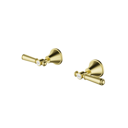 Ikon Clasico Wall Top Assemblies Brushed Gold