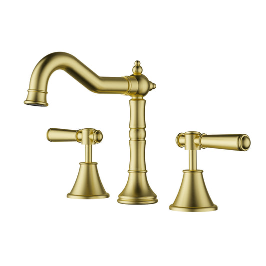 Ikon Clasico Basin Set Brushed Gold