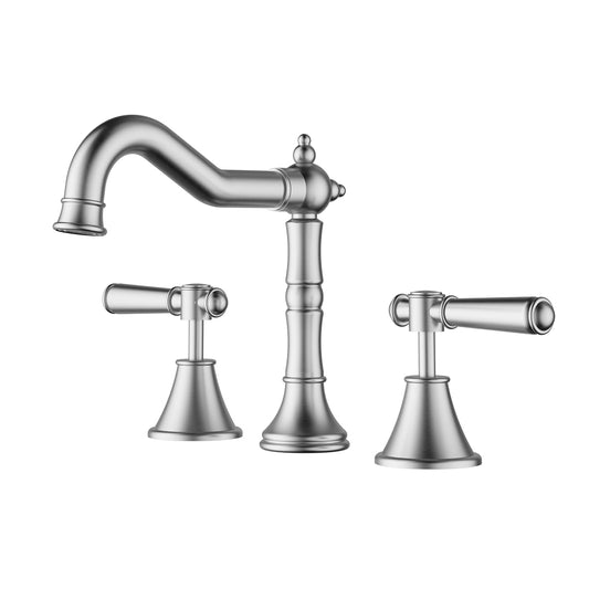 Ikon Clasico Basin Set Brushed Nickel