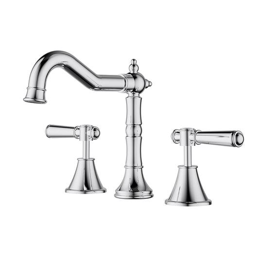 Ikon Clasico Basin Set Chrome