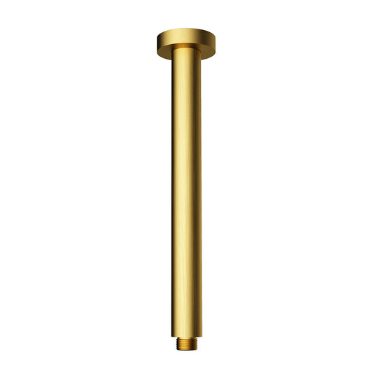 Cylindro Vertical Shower Arm Brushed Gold