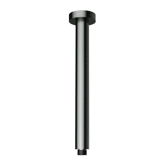 Cylindro Vertical Shower Arm Gun Metal