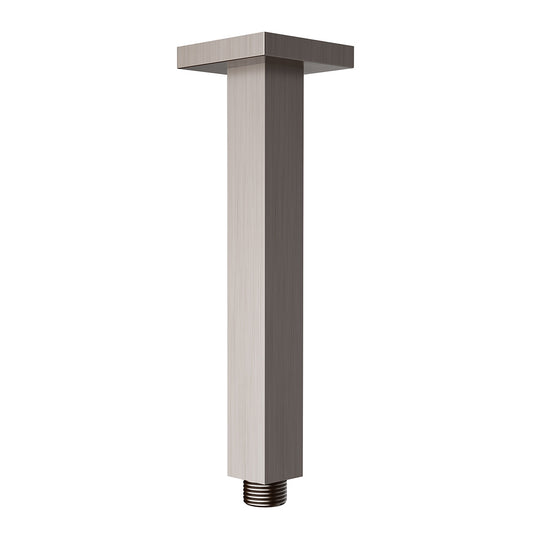 Cuadro Square Vertical Shower Arm 310mm Brushed Nickel