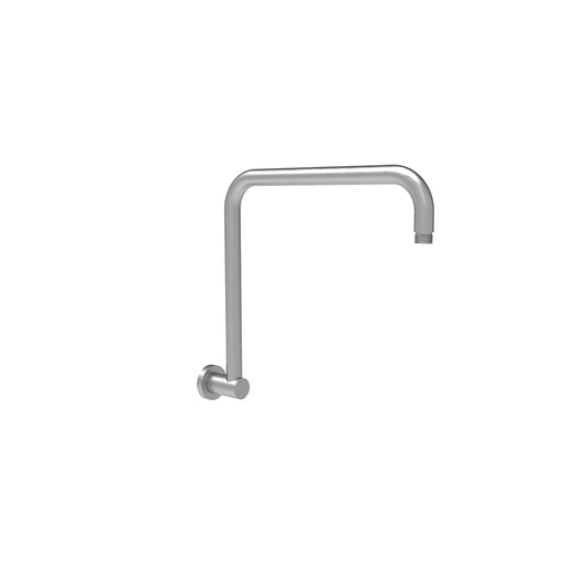 Cylindro Rectangle Curved Shower Arm Gun Metal