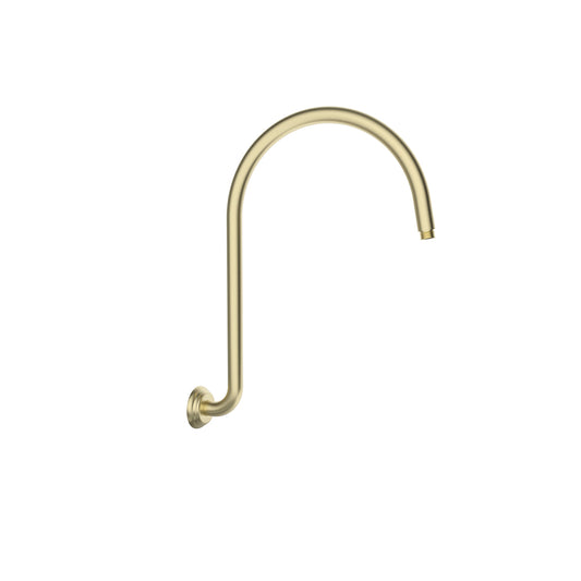 Ikon Clasico High-Rise Shower Arm Brushed Gold