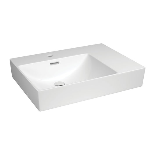 Fienza Tono Care Wall Basin, Left Bowl